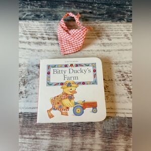 American Girl Bitty Baby Doll COUNTRY DAY Set - Bitty Bear KERCHIEF & Book Only